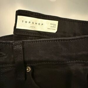 Topshop Jamie Ripped Knee Jeans